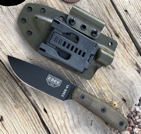 ESEE 4 HM with Tek lok & F/S loop - AZWELKE Custom Kydex Sheaths