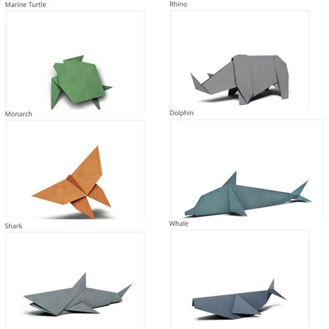 origami animals patterns diy projects origami animal patterns wwf