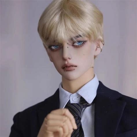 BJD Resin Nude Doll Rebellious Male High School Student Face Makeup