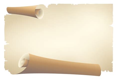 Premium Vector | Old paper scroll banner