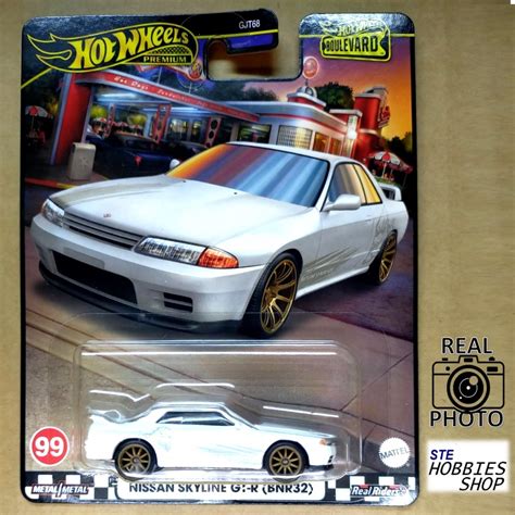 Ste Hot Wheels Premium Boulevard Nissan Skyline Gt R Bnr Godzilla Scale Car Toys