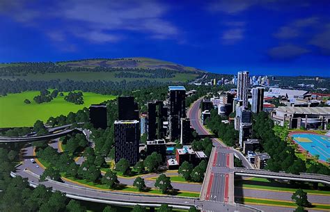 Rockdale County- inspired by Denver’s street grid : CitiesSkylines