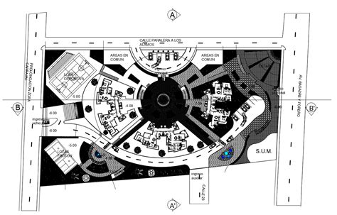 Urban Planning In Autocad File Cadbull