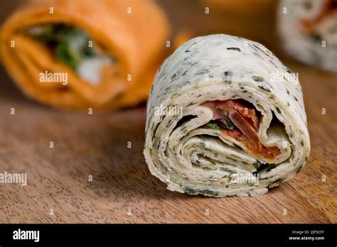 finger food wrap finger foods wraps stock photo alamy