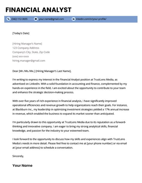 Free Cover Letter Examples 2024 Diena Florrie