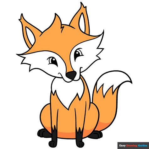 draw clipart fox