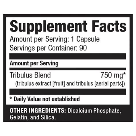 Ultimate Nutrition Tribulus 750mg 90 Caps