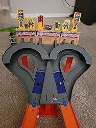 Amazon Hot Wheels Toy Car Track Set Super Speed Blastway Playset Dual Track Racing For