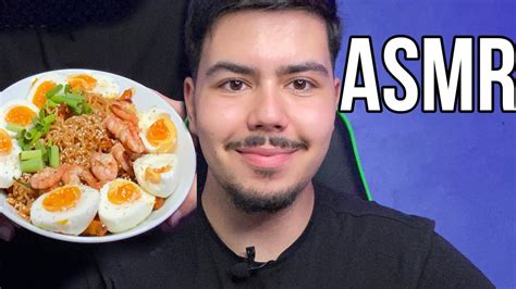 Hot Ramen Asmr Mukbang No Talking Youtube