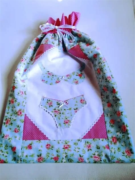 Saquinhos Para Lingerie Bolsa Para Viagem Artesanato Cultura Mix