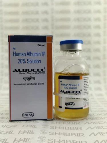 ALBUCEL Human Albumin 20 G 100 Ml At Rs 5500 Vial Critical Care