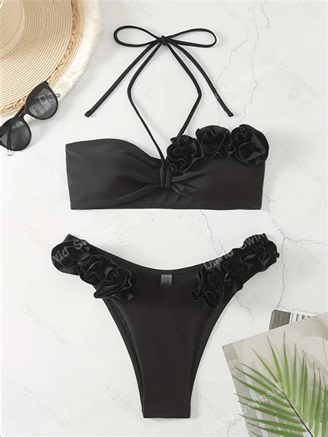 New Sexy D Flower Halter Sexy Bikini Set For Summer Beach Vacation For Sale Australia