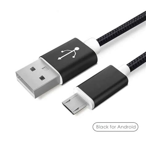 SUPTEC Кабель Micro-USB 5V 2.4A USB кабель с нейлоновой оплеткой ...