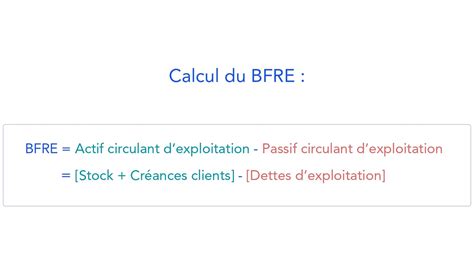 calcul du bfr ce  vous devez savoir