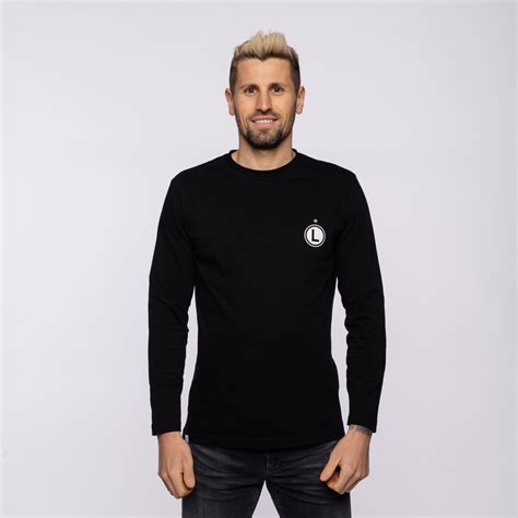 Czarny Longsleeve ELka Legia Warszawa FanStore