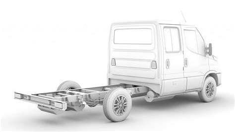 Iveco Daily Crew Cab L2 Chassis 2020 - 3D Model by Creator 3D