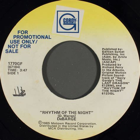 Debarge Rhythm Of The Night 1985 Vinyl Discogs