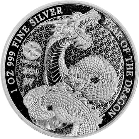 Ounce Silver Bullionstar Year Of The Dragon Asahi Singapore