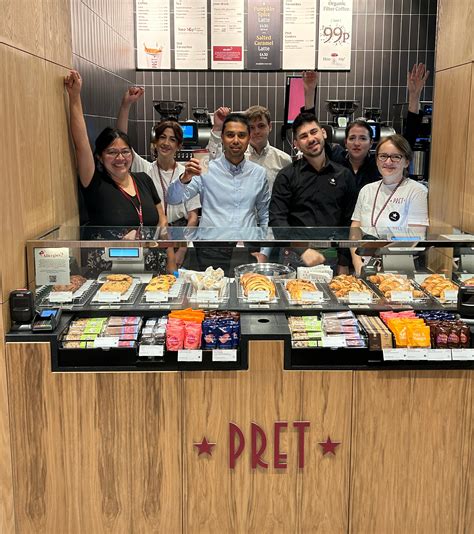 A Pret A Manger - Pret A Manger opens new shop inside Frasers in Sheffield