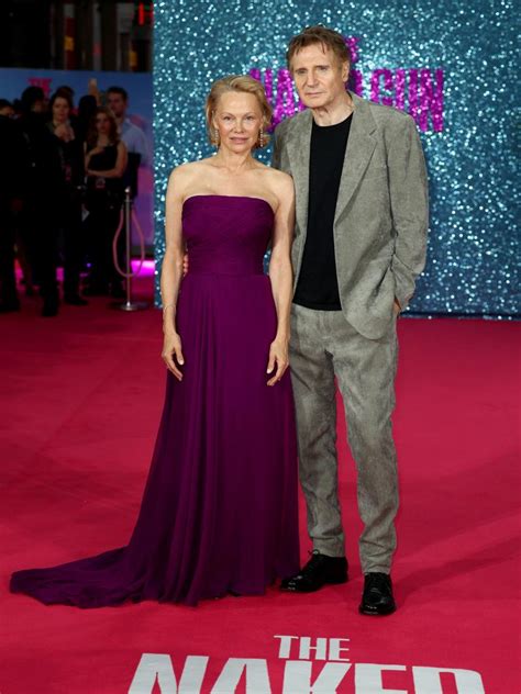 The Naked Guns Liam Neeson Pamela Anderson Lift Lid On Long Awaited Reboot Outrageous The