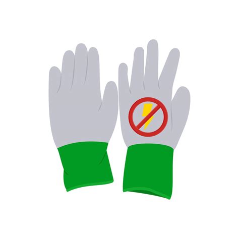 Antistatic Gloves, Industrial Safety Equipment illustration 53308836