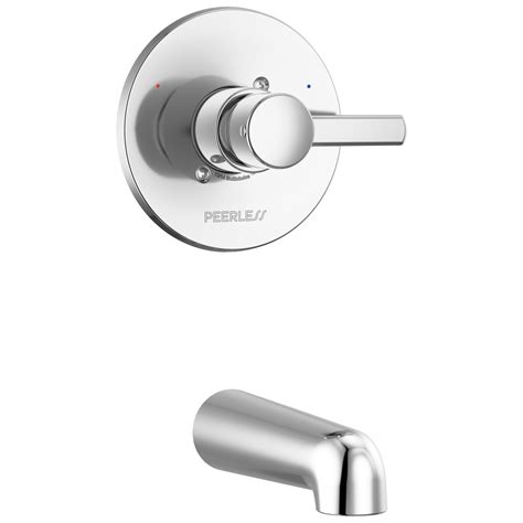 Peerless Precept Single Function Shower Valve Trim Kit With Tub Spout