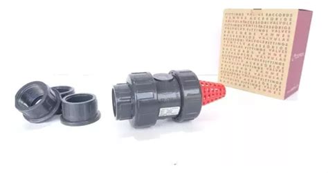 Válvula Check Bola 1/2 Pvc Cédula 80 Cem/rosc Cepex C/cedazo | Envío gratis