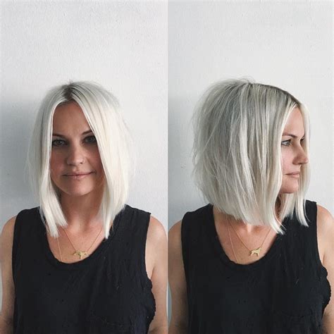 Blonde Messy Textured Bob With Invisible Layers The Latest Hairstyles