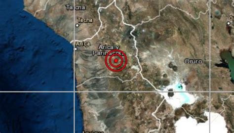 Tacna Sismo De Magnitud Se Report En Calana Se Ala Igp Peru