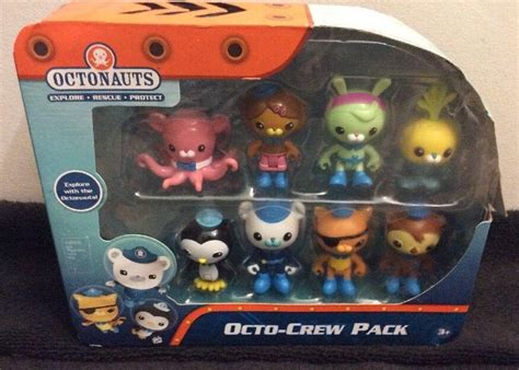 Fisher Price Octonauts Octo Crew 8 Pack Figure Set Inkling Dashi