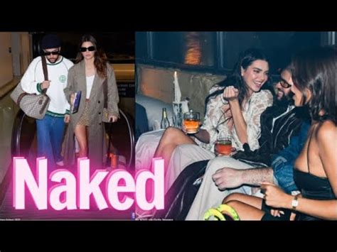 Kendall Jenner Poses With A Naked Man After Rumors Of A Reunion With Bad Bunny YouTube