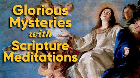 Rosary Glorious Mysteries with Scripture Meditations - YouTube