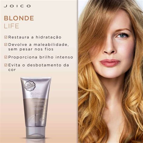 Máscara Joico Blonde Life Smart Release Beleza na Web