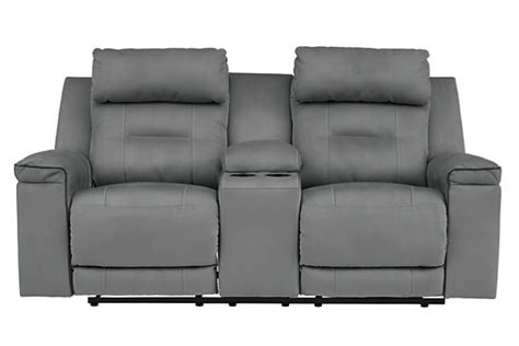 Trampton Power Reclining Loveseat With Console Ashley Furniture Homestore