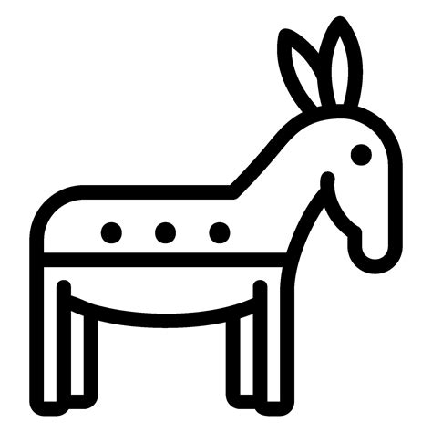 democrat line icon 26636595 Vector Art at Vecteezy