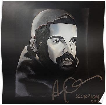 Drake Scorpion Album Cover Album Art Painting Fan Art Original Wall Art