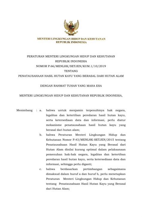 PDF PERATURAN MENTERI LINGKUNGAN HIDUP DAN KEHUTANAN Jdih Menlhk