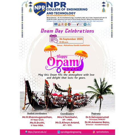 Onam Day Celebrations - NPR Group of Institutions