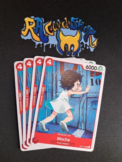 Mocha Common Playset OP11-015 A Fist of Divine Speed One Piece Card
