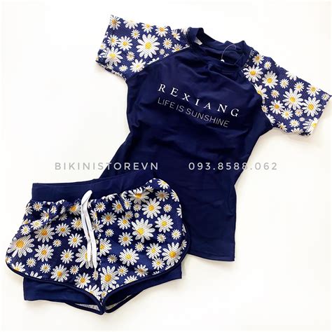 Đồ Bơi Tay Ngắn Quần Đùi 2 Lớp B181 Bikini Store VN