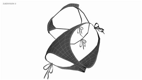 Classic Bikini D Model TurboSquid