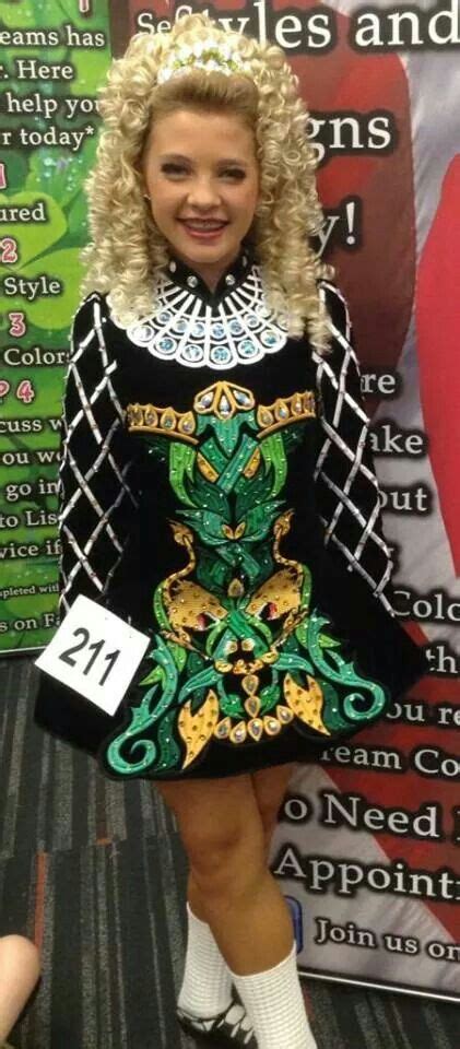 Gavin Doherty Irish Dance Solo Dress Costume ♡ The Collar Irish Dance Solo Dress Irish