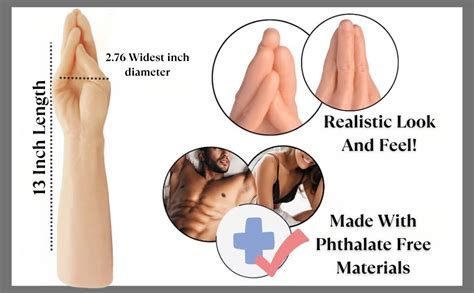 Sexy Emporium Realistic Fist And Forearm Massive Inch Dildo White