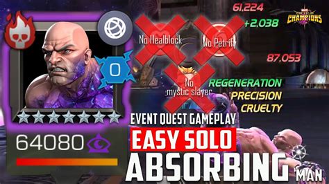 7 Stars ABSORBING MAN Easy Solo EQ Thronebreaker Difficulty Marvel