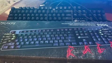 Обзор на механическую клавиатуру Оклик 990g - YouTube
