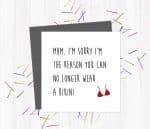 Mum I M Sorry I M The Reason You Can No Longer Wear A Bikini You Said It Cards