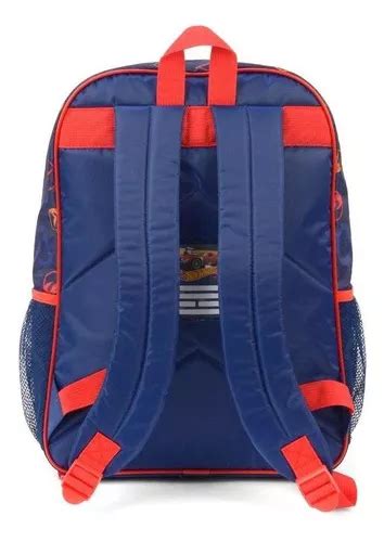 Mochila De Costa Escolar Infantil Hot Wheels Luxcel MercadoLibre