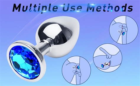 Pcs Blue Anal Butt Plug Toys Set Anal But Plug Sex Toy For Beginners