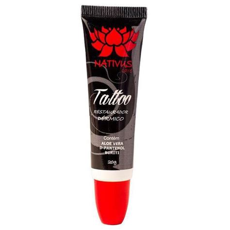 Pomada Cicatrizante Tatuagem - Buriti Pomada Cicatrizante Para Tatuagem 20G 1 Unidade - Nativus Care ...