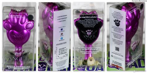 Расческа для животных Pet Angel Mini Лапка - «Собачий Ангел от Tangle ...